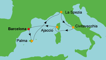 EEN 8 DAAGSE CRUISE MIDDELLANDSE ZEE